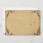 Hydrangea bruiloft uitnodiging (Achterkant)