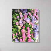 Hydrangea bush Toile Canvas Afdruk (Voorkant)