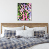 Hydrangea bush Toile Canvas Afdruk (Insitu (Slaapkamer))