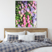 Hydrangea bush Toile Canvas Afdruk (Insitu (Slaapkamer))