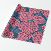 Hydrangea Cadeaupapier (Uitgerold)