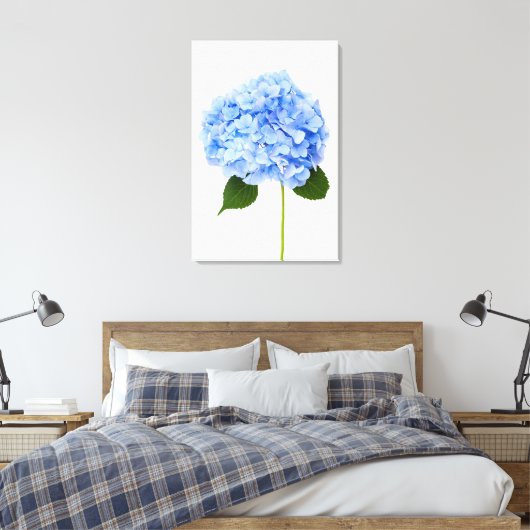 Hydrangea Canvas Afdruk (Insitu (Slaapkamer))