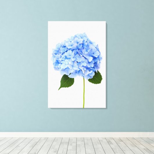 Hydrangea Canvas Afdruk (Insitu (Houten vloer))
