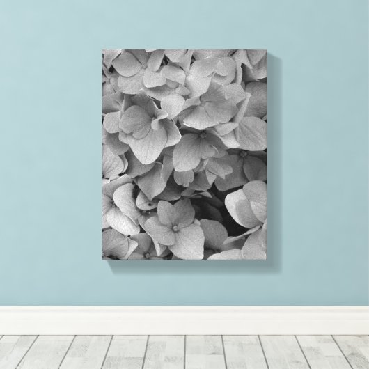 Hydrangea Canvas Afdruk (Insitu (Houten vloer))