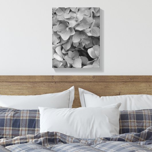 Hydrangea Canvas Afdruk (Insitu (Slaapkamer))