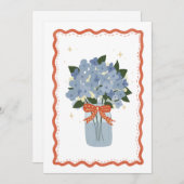 Hydrangea Card Feestdagenkaart (Voorkant / Achterkant)