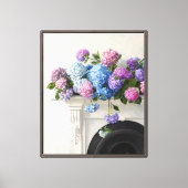 Hydrangea Cascade Canvas Afdruk (Voorkant)