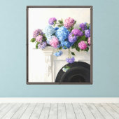 Hydrangea Cascade Canvas Afdruk (Insitu (Houten vloer))