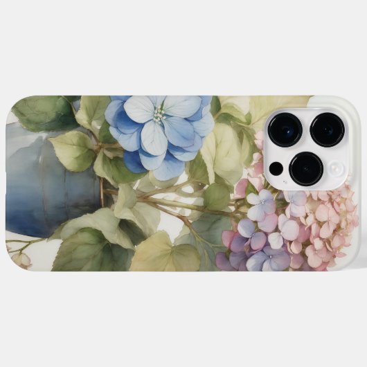Hydrangea Case-Mate iPhone Case (Achterkant (horizontaal))