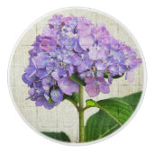Hydrangea Ceramic Knob. Keramische Knop (Voorkant)
