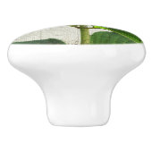 Hydrangea Ceramic Knob. Keramische Knop (Zijkant)