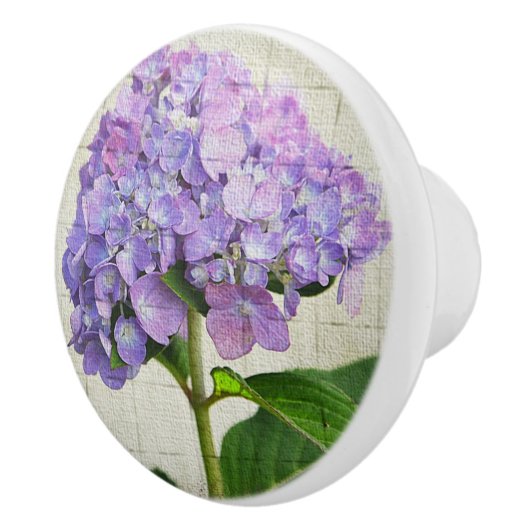 Hydrangea Ceramic Knob. Keramische Knop (Rechts)