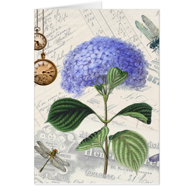 Hydrangea Collage (Voorkant)