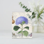 Hydrangea Collage Briefkaart (Staand voorkant)