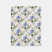 Hydrangea Collage Fleece Deken (Voorkant)