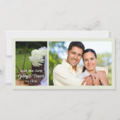 Hydrangea Cowboy Boots Western Opslaan Datum Save The Date (Voorkant)