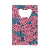 Hydrangea Creditkaart Flessenopener (Voorkant)