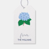 Hydrangea Custom Gift Labels Cadeaulabel (Voorkant)