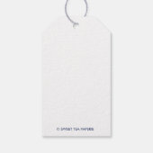 Hydrangea Custom Gift Labels Cadeaulabel (Achterkant)