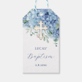 Hydrangea doop cadeau Labels Cadeaulabel (Voorkant)