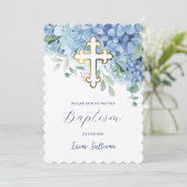 Hydrangea-doop Kaart (Staand voorkant)