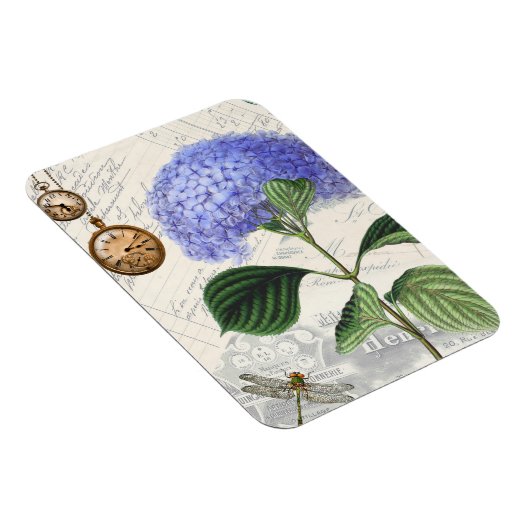 Hydrangea Dragonfly Collage Flexible Magnet Magneet (Rechterzijde)