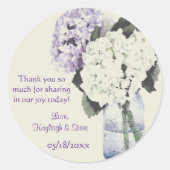 Hydrangea Dreams Favor Stickers (Voorkant)
