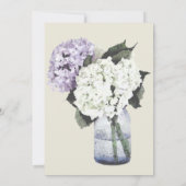 Hydrangea Dreams Kaart (Achterkant)