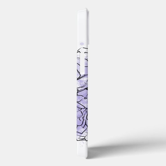 Hydrangea Elegant Aangepast Modern Bue Case-Mate iPhone Case (Achterkant / Rechts)