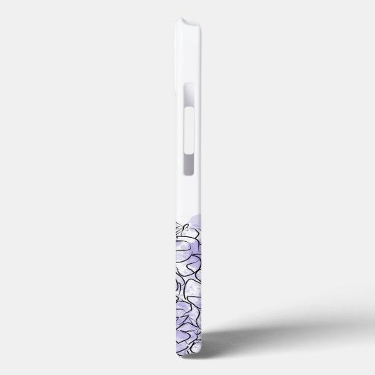 Hydrangea Elegant Blue Specialized Sister Case-Mate iPhone Case (Achterkant / Links)