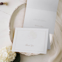 Hydrangea Elegant Classic formele bruiloft Dank u