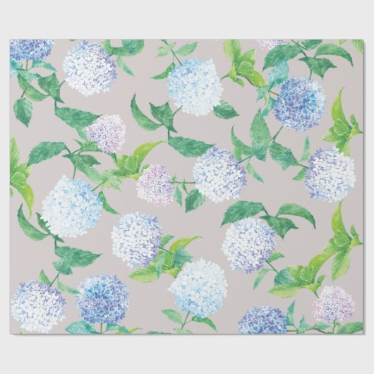 Hydrangea Elegant Easter design Cadeaupapier (Vlak)