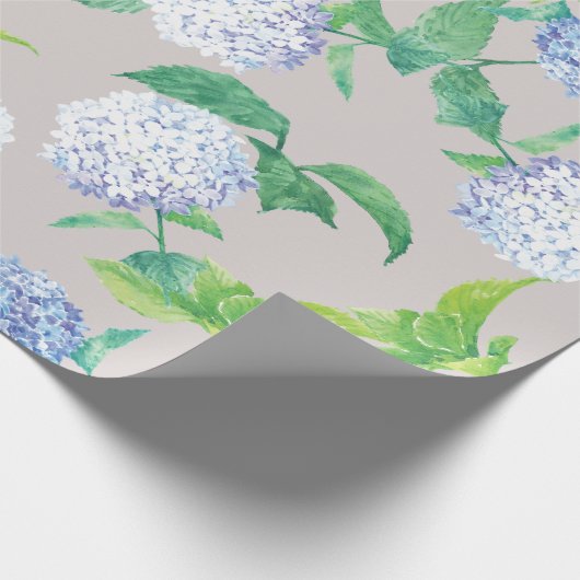 Hydrangea Elegant Easter design Cadeaupapier (Hoek)