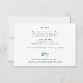 Hydrangea en Eucalyptus bruiloft details Kaart (Voorkant)