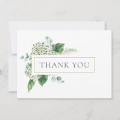 Hydrangea en Greenery Dank u (Voorkant)