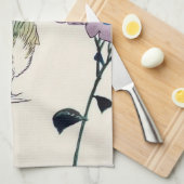 Hydrangea en Groenlingen, Hiroshige, Ukiyo-e Theedoek (Quarter Fold)