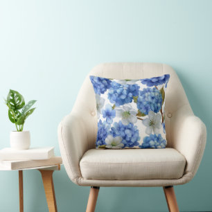 Hydrangea en kersenbloei kussen