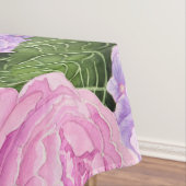 Hydrangea en pony-patroon tafelkleed (Voorbeeld)