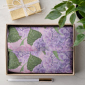 Hydrangea en pony-patroon tissuepapier (Geschenk)