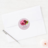Hydrangea en Rozen Dank u Sticker (Envelop)