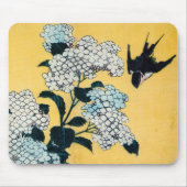 Hydrangea en slib, Hokusai, Ukiyo-e Muismat (Voorkant)