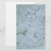 Hydrangea en vruchten van de gedistilleerde drank briefpapier (Voorkant / Achterkant)