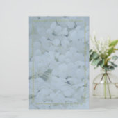 Hydrangea en vruchten van de gedistilleerde drank briefpapier (Staand voorkant)