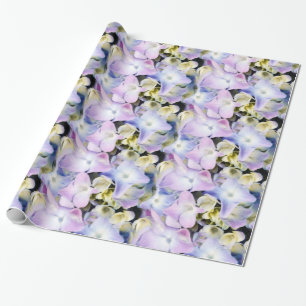 Hydrangea Floral Gift Wrap Cadeaupapier