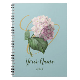 Hydrangea Floral Notitieboek