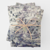 Hydrangea Floral Old Style  country wood Inpakpapier Vel (In situ)