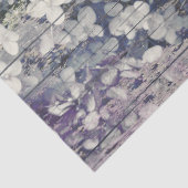 Hydrangea Floral Old Style  country wood Tissuepapier (Detail)