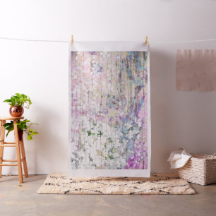 Hydrangea Floral Pink Chic Country  Stof
