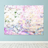 Hydrangea Floral Pink Country  Hout Canvas Afdruk (Insitu (Houten vloer))