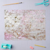 Hydrangea Floral Pink White Grey  Wood Tissuepapier (Craft)